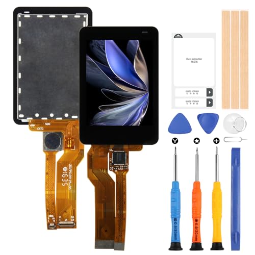 ARSSLY Pantalla LCD para GoPro Hero 5, pantalla para GoPro Hero5, LCD Display Touch Screen Assembly con kit de reparación, negro