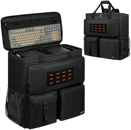Desktop Carrying Case Backpack for ATX/Mid-Tower C…