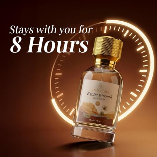 Image of Exotic Warmth Eau de Parfum | Woody, Smoky & Resinous Perfume for Men & Women | Oud Wood, Saffron, Rose & Incense | Long-Lasting Luxury Fragrance | Ideal for Evenings | 50ml