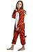 ABENCA Fleece Kids Tiger Onesie Pajamas Christmas Halloween Animal Cosplay Sleepwear Costume.Tiger.140