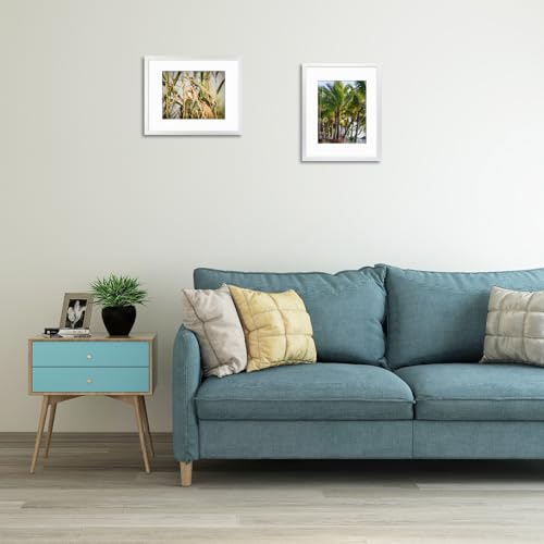 Image of Frametory 16x20 Picture Frame for Wall, Display Picture 11x14 with Mat or 16x20 Without Mat, Gifts for Family (White, 3 Pack)