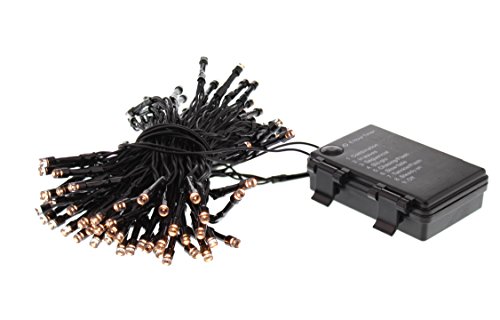 Festive Christmas String Lights, Battery Operated Timer Led, Warm White, 100 Bulbs #TOP3