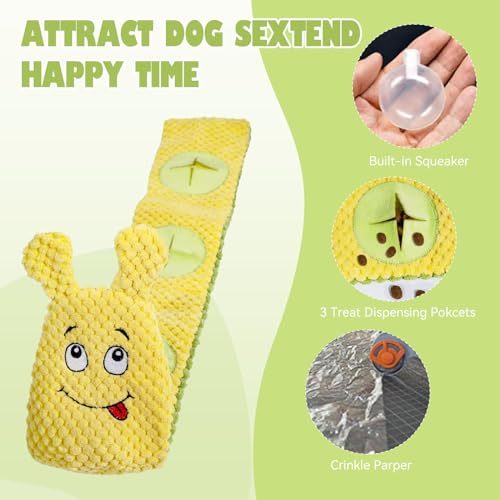 CHAWONER Squeaky Dog Toy, No Stuffing Interactive Dog Toys for Boredom, Dog Puzzle Toy Treat Dispensing Dog Toy for Smart Dogs, Snuffle Dog Toys for Small Medium Large Dogs - Image 2
