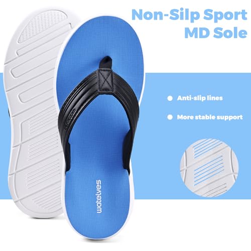 Image of WateLves Girls Flip Flops Non-Slip Casual Thong Sandals Summer Sandal Shoes for Beach Swim Pool (Little Kid /Big Kid)