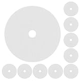 LALADEFIEE 10 Stück Teiliges Runde Silikon Dörrmatten mit Mittigem Hitzebeständig und Reißfest Antihaftbeschichtet für Obst Gemüse Fleisch Dörrgeräte und Dörrautomaten