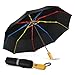 Price comparison product image BESTKEE Windproof Travel Folding Umbrella Automatic, Large Rain Folding Compact Umbrella Portable Fast Drying with Auto Open/Close Button, Non-Slip Handle