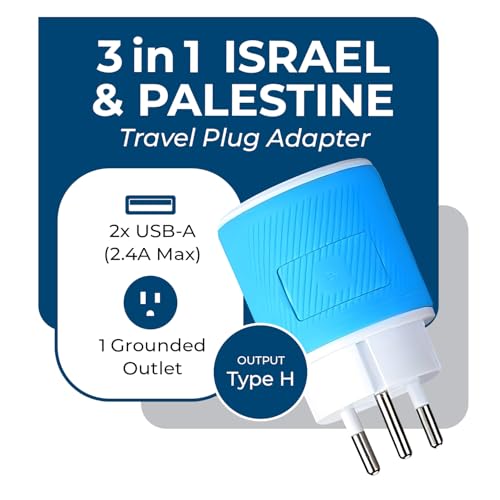 Orei U2U-14 3 In 1 Israel Plug Adapter thumb #1