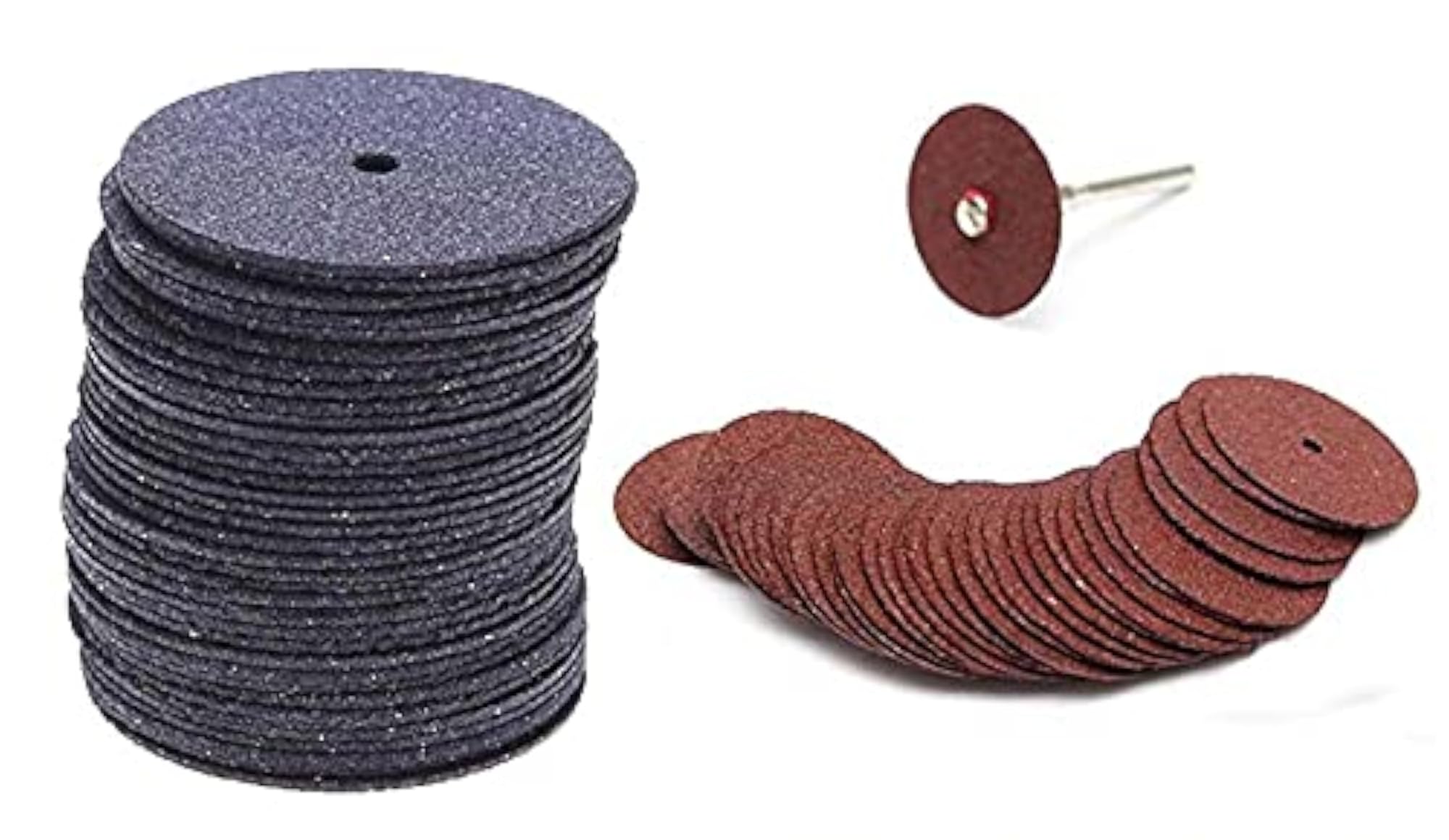 Pack of 36 Colour Cut-Off Wheels for Rotary Tools