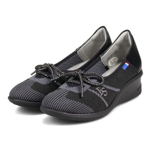 [ELLE SPORT] �j�b�g ���[�X�A�b�v�V���[�Y ESP14709 ���f�B�[�X �u���b�N �t�B�b�g��