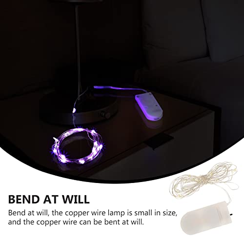 6pcs pequena corda de corda de presente de presente decoração de luz de decoração de natal