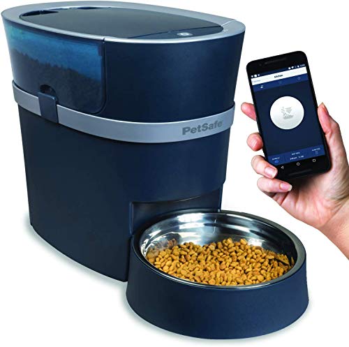 PetSafe Smart Feed Automatic Pet Feeder for Cat and Dogs, Wi-Fi Enabled for iPhone and Android devices (Compatible with Alexa), Portion Control and Programmable Timer for up to 12 Meals per Day