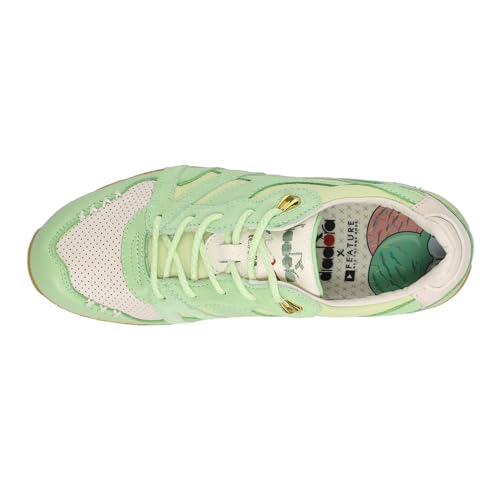 Diadora Mens N9000 Ice Cream X Feature Lace Up Sneakers Shoes Casual - Green, Pink - Size 6 D, 170658-702734