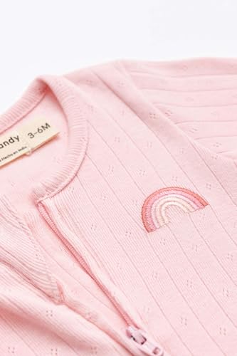 Image of monica + andy Double Zipper One Piece, 100% Organic Baby Clothes for Girls & Boys, Unisex, Preemie, Newborn & Infant Sizes