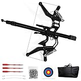 Fire Dragon Multi-Use Compound Slingshot, Full Metal Outdoor Archery Bow for Adult, High Precision Stable Shooting, Perfect for Fish, Target Practice, Steel Ball Shooting, Professional Outdoor Sports