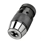 Uadme Mandrin Perceuse a Colonne B16, 0-13mm Mandrin de Perçage de Tour Auto-Serrant, pour Fraiseuses et Tours
