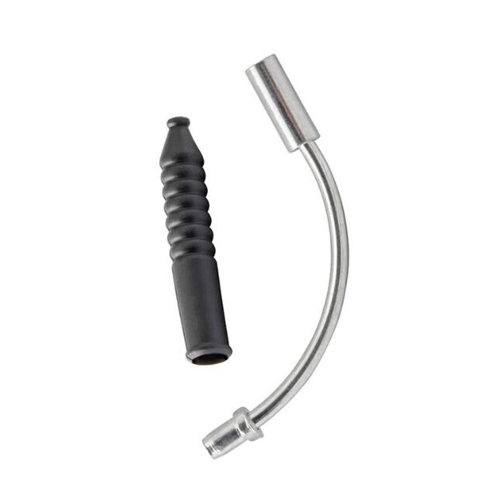 VOANZO 10 Sets Bike V 90° Bend Brake Noodle Cable Guide Bike Brake Pipe with Dustproof Rubber Boots for Mountain Bicycle Bike Accessories