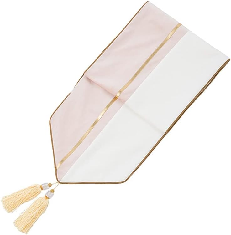 JSEIAJB Light Table Runner Long Strip of High-Grade Coffee Table Decoration Cloth Dust Cover for Tv(Blue,32x210 cm)
