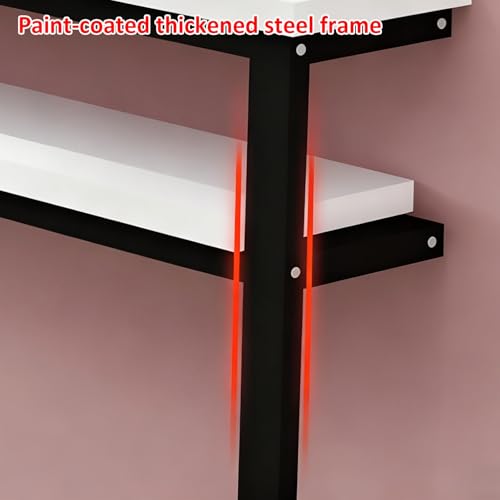 Table console pour petit espace et étagère ouverte de rangement salon - 4