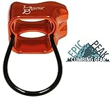 Epic Peak Double Slot Belay Device for Climbing with Free Decal