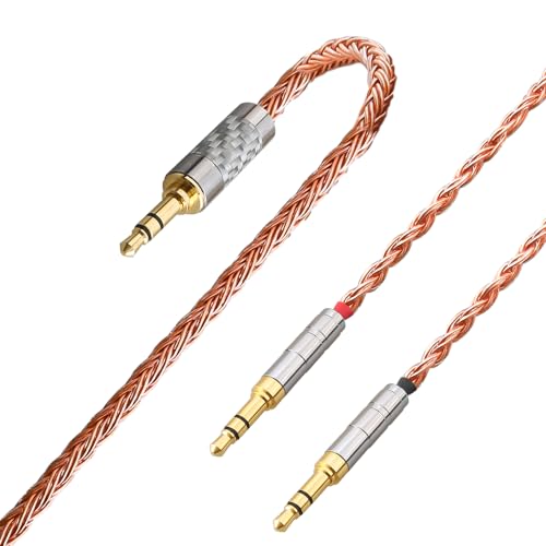 Tirstrup XIUSHAOT �����p�P�[�u�� Hifiman SUNDARA Ananda�p �A�b�v�O���[�h�P�[�u�� Hifiman HE4XX/HE-400i/HE560/HE-350/HE1000�w�b�h�z��2.5mm/3.5mm/4.4mm����f