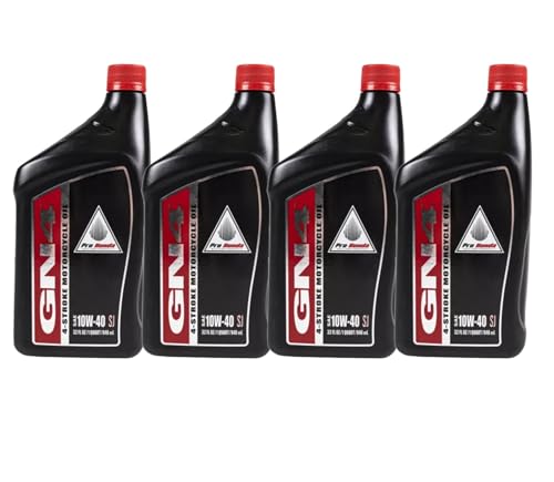 Set Of 4 - Genuine Honda Gn4 4-stroke Motorcycle Oil - 10w-40 Sj - Fits Honda...