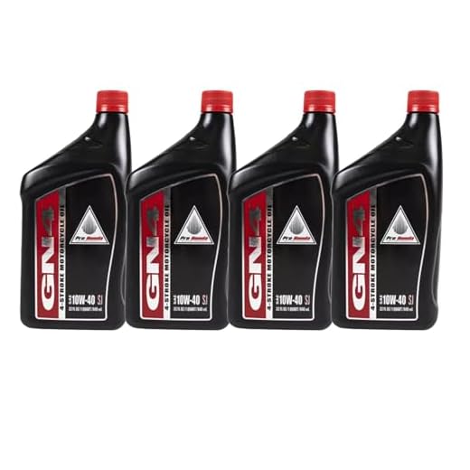 Set of 4 Genuine Honda GN4 Motorcycle Oil