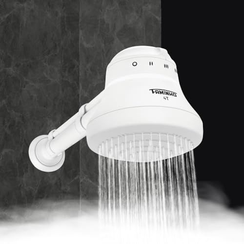CHUVEIRO ELÉTRICO - DUCHA FAMINHO 4T BR 220V 6800W C/CANO 30CM - FAME