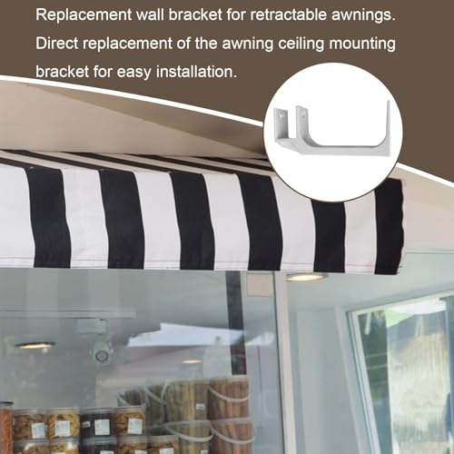Support mural pour auvent robuste haute résistance | Finition Premium - 3