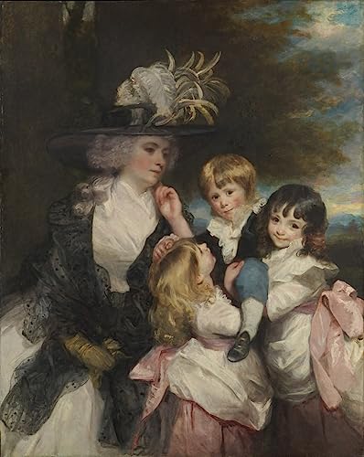 Décoration chambre élégante avec le tableau vintage Lady Smith