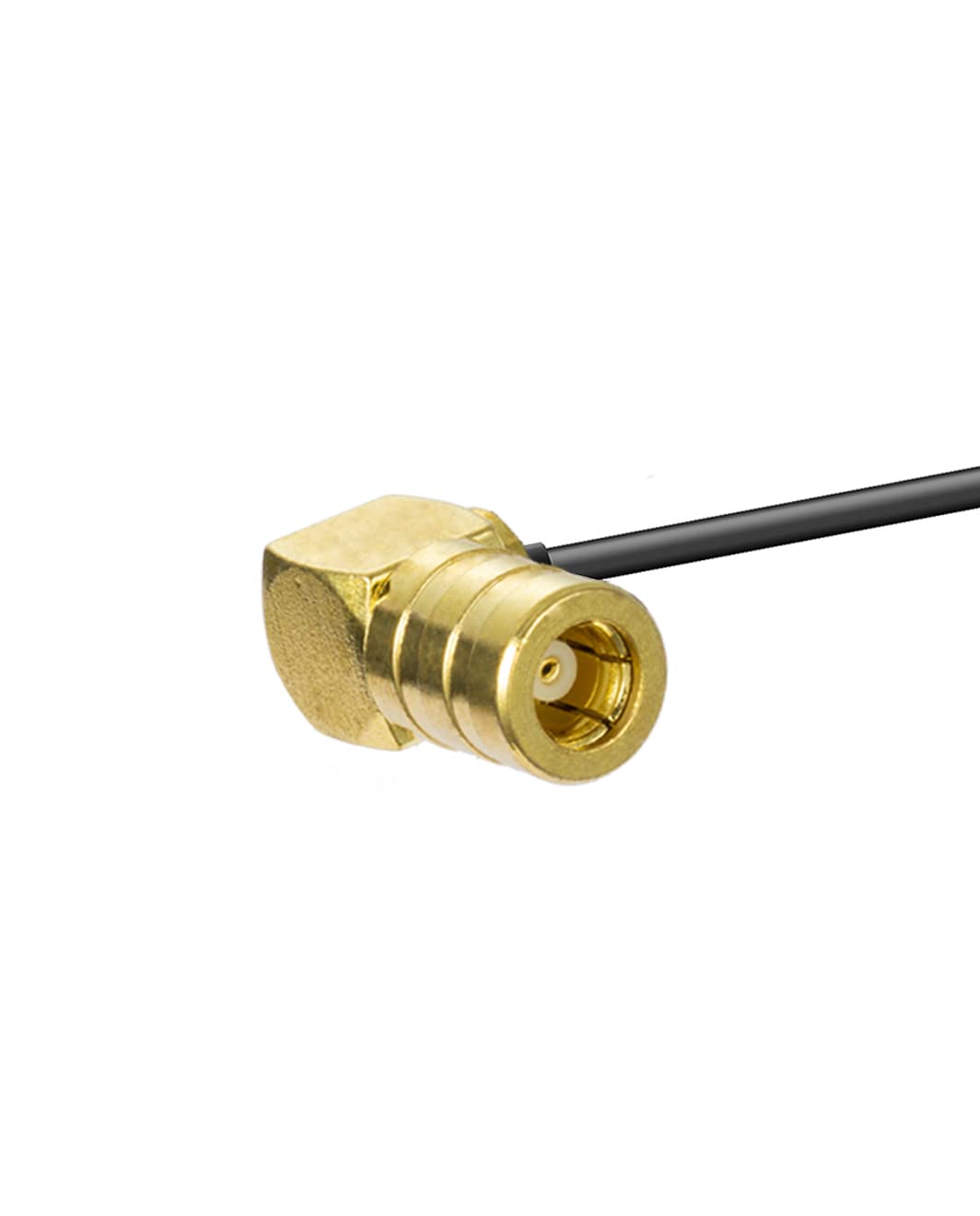 Câble Adaptateur Fakra Z Mâle Vers SMB Femelle Angle Droit 15cm - Pour Antenne Auto Radio