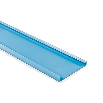 Hellermann Tyton North America 181-91002 Wiring Duct Cover for 1" Duct, 6 Long, PVC, Blue, 1" Width, 6 Length Pack of 120