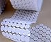 Mini Skater 300Pcs (150 Pairs) 20 mm/0.78 Inch Diameter Self Adhesive Nylon Sticky Back Coins Hook Loop Strips Fastener Round Dot Stickers Tapes for Hanging Sewing Clothing Kids Crafts (White)