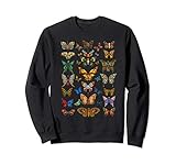 emeklilik sözleri 8.5 oz, Klassisch geschnitten Tote Schmetterlinge Sweatshirt