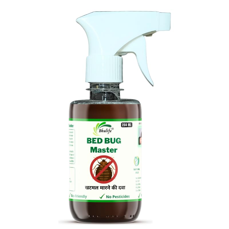 Bhulife Natural Bed Bug Killer Spray |Khatmal Ki Dawai | New Advance Pack 250MLx1 (B0D33RS9LK) Amazon Price History, Amazon Price Tracker