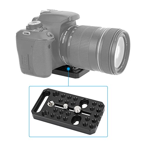 Support plateau à fromage 1/4" 3/8" CAMVATE pour tournage vidéo