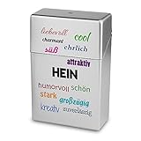 Stabiles Kunststoff-Zigarettenetui für 21 Zigaretten