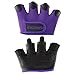 Contraband Pink Label 5537 Womens MICRO Weight Lifting Gloves w/ Grip-Lock Padding (PAIR) (Purple, Medium)
