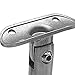 shamjina Stair Rail Bracket Stainless Steel Solid Rust Proof Easy to Install Handrail Holder Handrail Post Support for Staircases Home, Saddle shaped