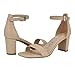 Calvin Klein Women's Nolene Heeled Sandal, Light Natural 111, 8
