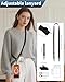 VVAAGG Cell Phone Lanyard for iPhone: Adjustable Phone Strap Crossbody Neck and Wrist Strap Anti-Theft Lanyard Travel Essential Compatible for iPhone Android Smartphones