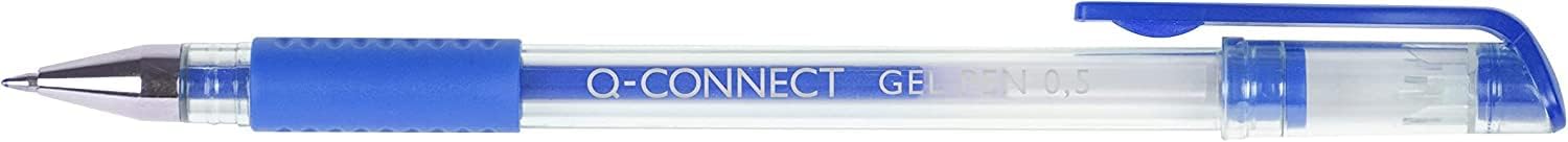 Q-Connect Gel Rollerball Pen Medium Blue (Pack of 10)