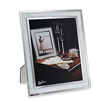 Oleg Cassini Crystal Diamond Picture Frame, 8x10-Inch