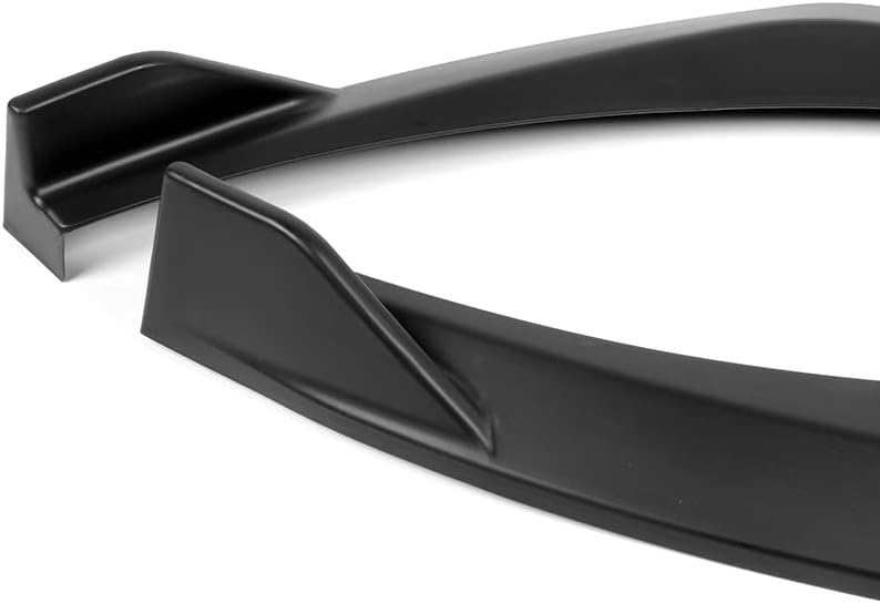 3PCS Front Bumper Lip Kit fit for compatible with 2019-2021 Kia Forte/Forte5, STP-Style Splitter Trim Protection Spoiler, Air-Dam-Chin-Diffuser (Unpainted Matt Black)