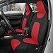 Motor Trend AquaShield Waterproof Front Seat Covers, Red Seat Covers for Cars – Neoprene Front Car Seats Cover, SUV Seat Covers Protector - Car Interior Cover for Auto, Trucks, & Dog Owners