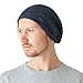 CHARM Casualbox | Lin Été Bonnet Bonnet Tombant Tricoté Refroidissement Tricoter Chapeau Unisexe Homme Femmes Marine