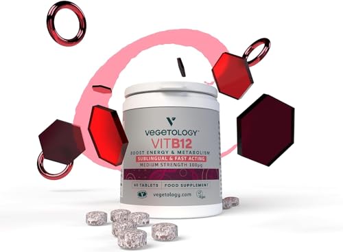 Vegan-Vitamin-B12-Sublingual-Energy-Supplements--Metabolism-Vitamins-Health-Supplements--Daily-Supplements-60-Vitamin-Tablets
