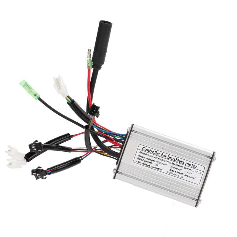 E-Bike-Controller 350W bürstenlose Motorsteuerung Wärmeableitung stabil 3 6V 48V. Bike Motor Controller for 350W Motor Brushed Motor Controller