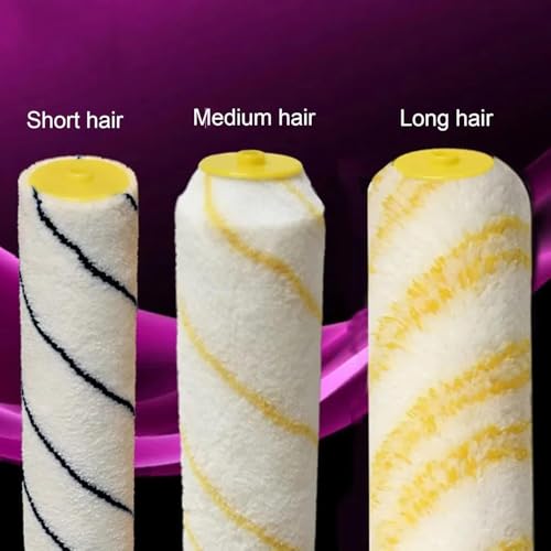 Manchon de rouleau de peinture en microfibre Middle Stake avec support extensible