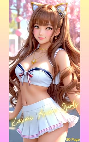Kawaii Anime Girls: Cute Anime AI Art Book