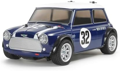 Tamiya 58747 1:10 RC Mini Cooper Racing MB-01 - ferngesteuertes Auto, Fahrzeug, Modellbau, Zusammenbauen, Hobby, RC Bausatz, unlackiert